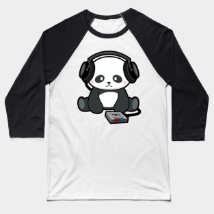 Panda Music Beats Baseball T-Shirt